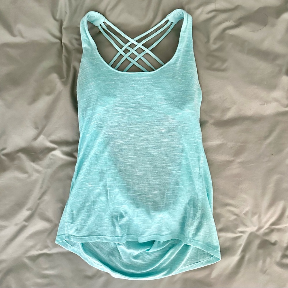 Forever 21 Low Back Athletic Top with Built in Bra